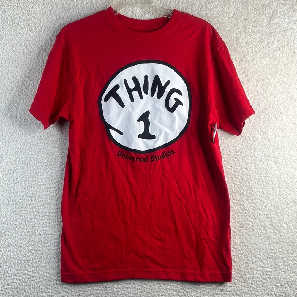 NWT Universal Studios Unisex Red Thing One Cotton Short Sleeve T-Shirt M MEDIUM